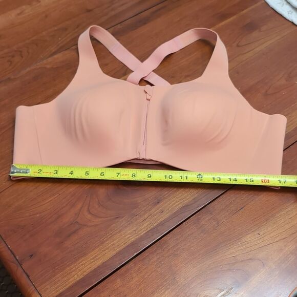Knix Catalyst Front Zip Sports Bra Ginger Sz 8 - Picture 10 of 10